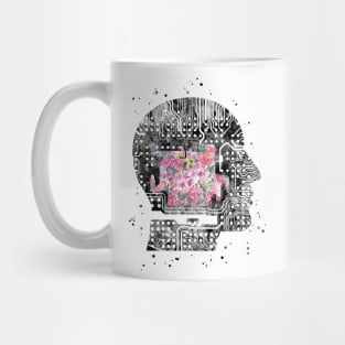 Circuit board head Mug